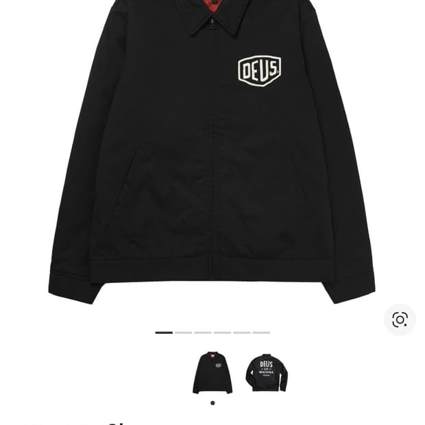 데우스 엑스 마키나 클래식 워크웨어 자켓 2.0 블랙