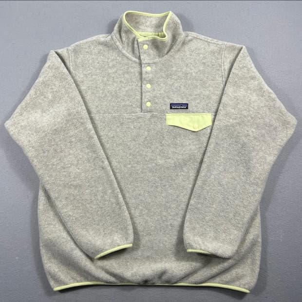 파타고니아 신칠라 L 그레이/형광 