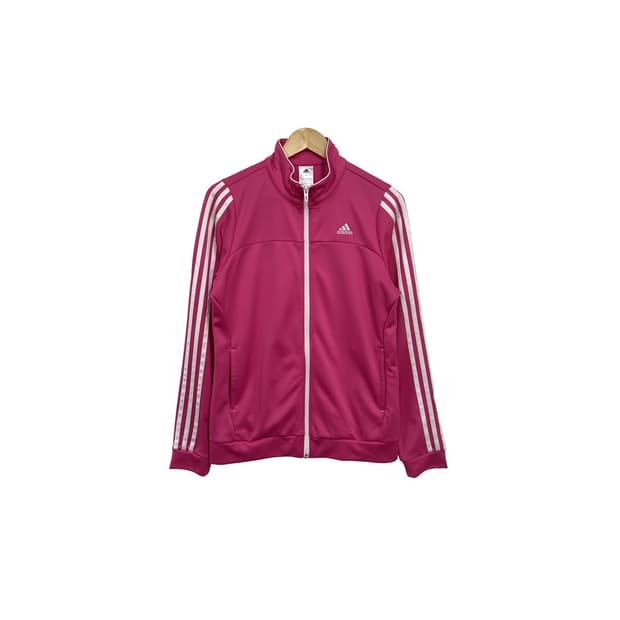 아디다스 삼선로고 Y2K 연핑크 트랙 져지