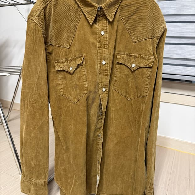 rrl 코듀로이웨스턴 셔츠 xl