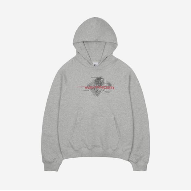 구매)산산기어 후드 후디 그레이