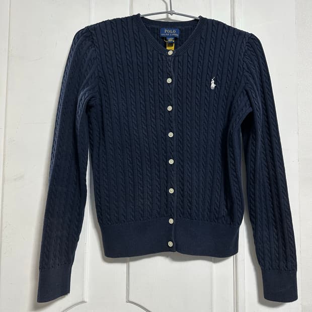 폴로 랄프로렌 걸스 케이블 가디건