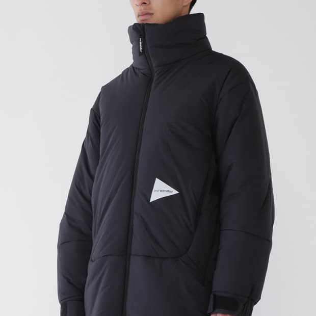 [L/XL]앤드원더 25fw 탑 플리스 코트/블랙