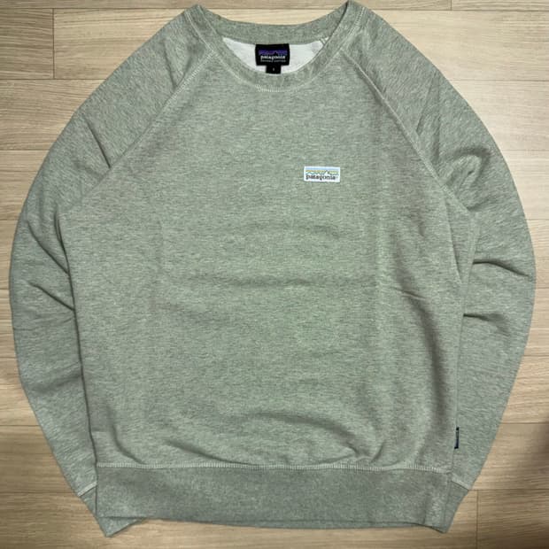 [S]파타고니아 파스텔 오가닉코튼 맨투맨/약기모