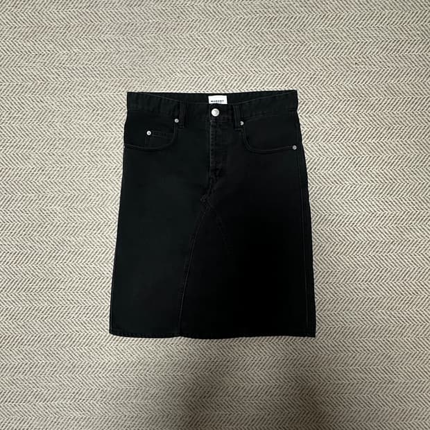 ISABEL MARANT etoile black denim skirt