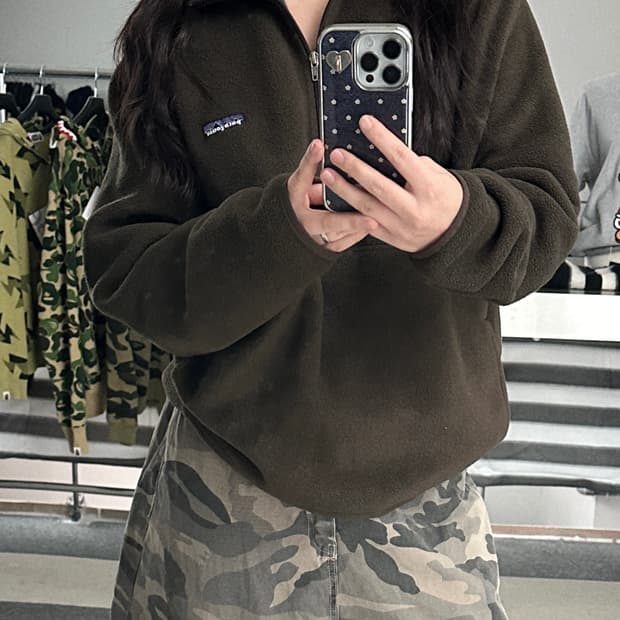 파타고니아 신칠라 카키브라운 마수피얼 플리스