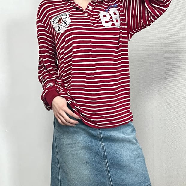 중청 미디 스커트