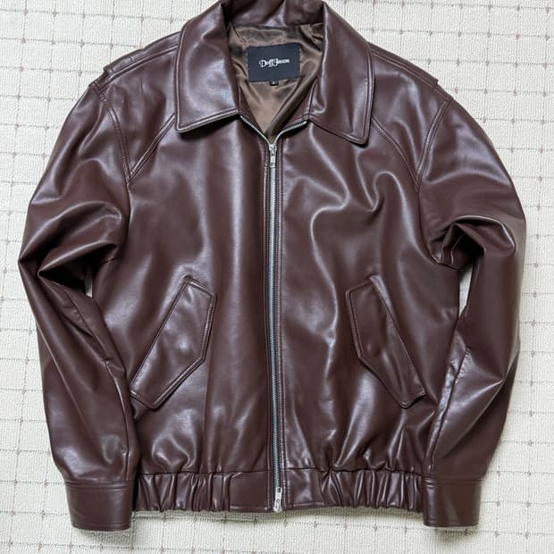 도프제이슨 비건레더 자켓 L 