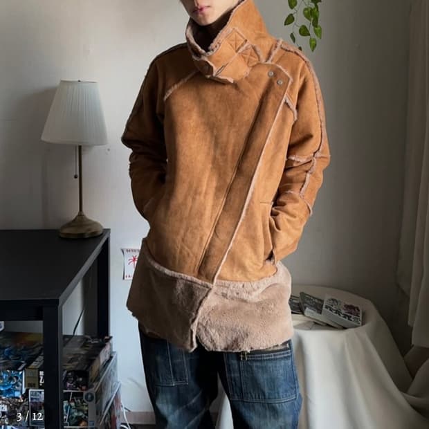 Nine 오버 라펠 더블 브레스티드 무통