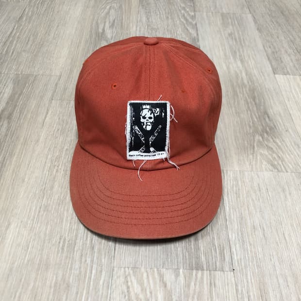 (OS) 디스이즈네버댓 15 FW 스컬패치 BCGC 캡 오렌지