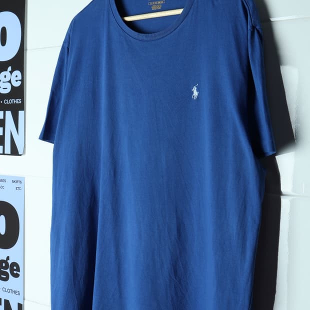 (XL-2XL) 폴로 랄프로렌 반팔 티셔츠 USA 블루-H36400