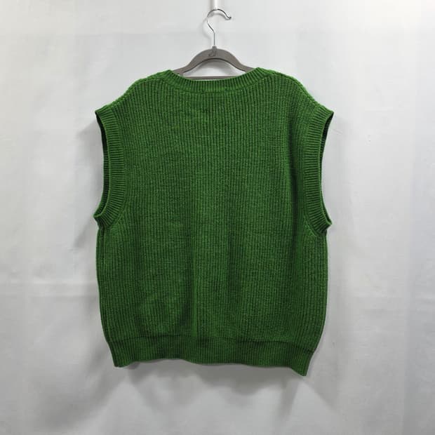 0066 [moonsun]문선 램스울 펀칭 니트 조끼 공용 F