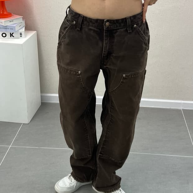 (WOMEN)칼하트 더블니 워크팬츠-M1860