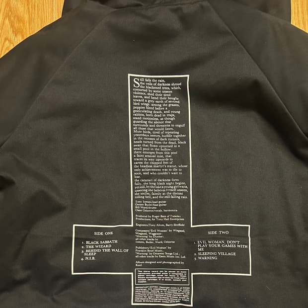 슈프림 블랙사바스 후드 파카 L