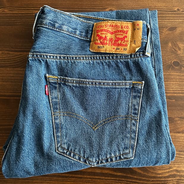 Levis 501 데님 팬츠 W34 L32