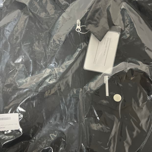 SS26 TRAINER ZIP SHIRT (BLACK)