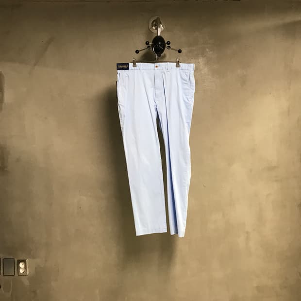 폴로 랄프로렌 치노 팬츠 스카이블루 새상품 35/32