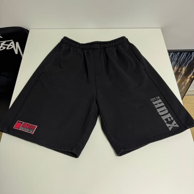Hdex 블랙 버뮤다 팬츠 XL