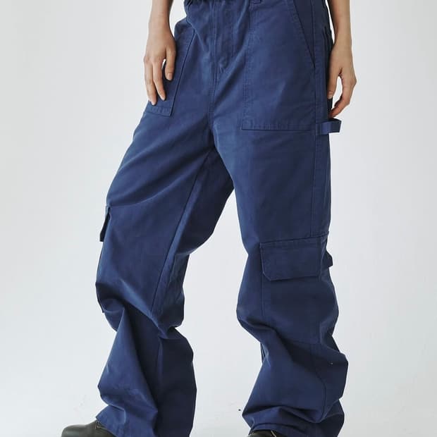 플리즈프로젝트 카펜터팬츠 블루 사이즈1