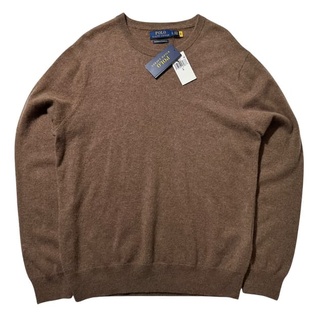 (새상품) 폴로 랄프로렌 워셔블 캐시미어 100% 라운드 니트(신형QR)