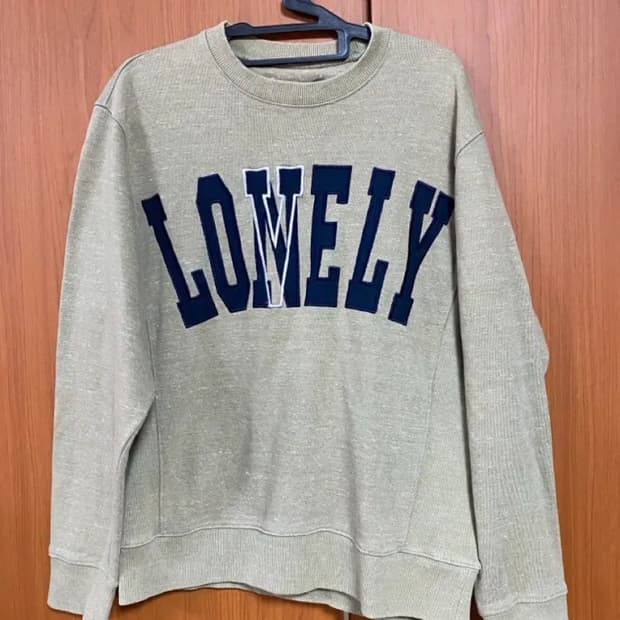 [NOHANT] 노앙 LONELY 맨투맨 M사이즈