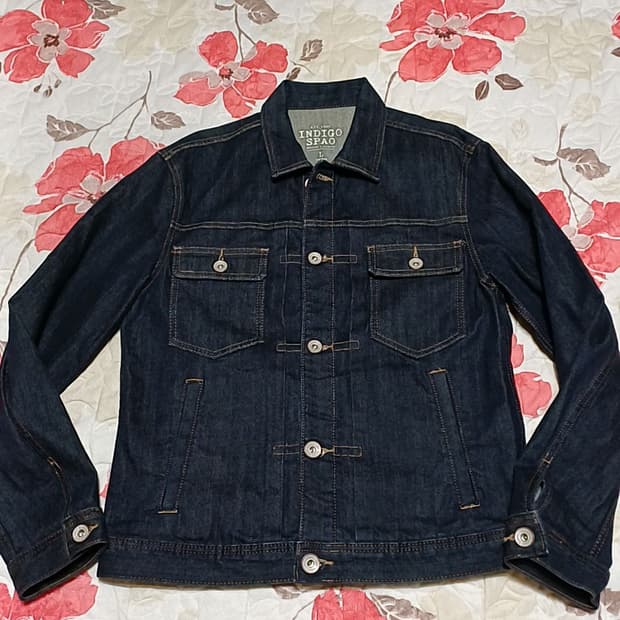 스파오 청자켓 L 가슴54 기장66