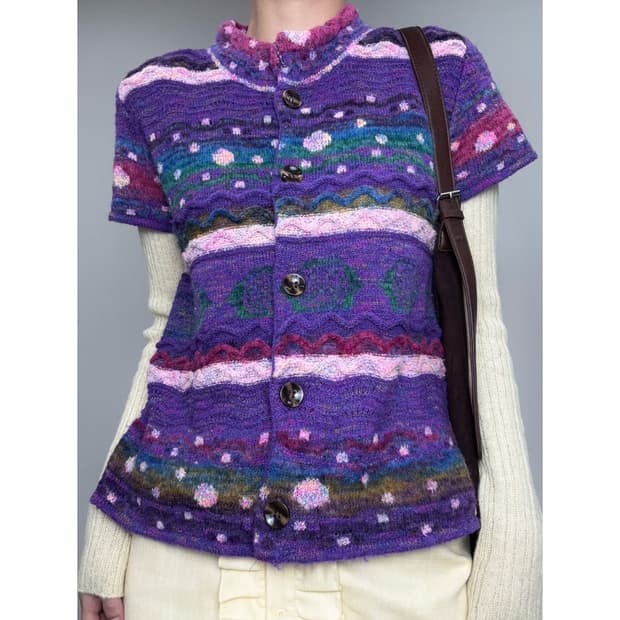 빈티지 하프 니트