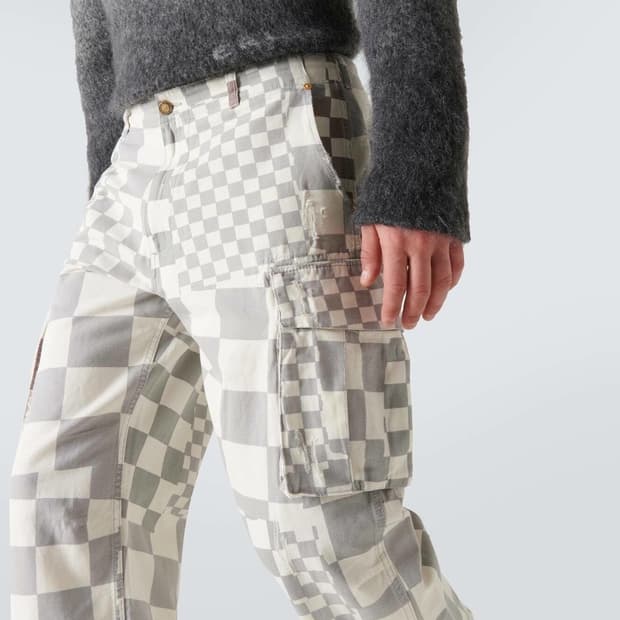 ERL 체커보드 카고 팬츠 새제품