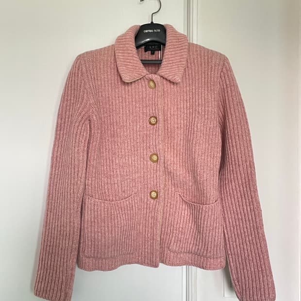 아페쎄 빈티지 니트 가디건