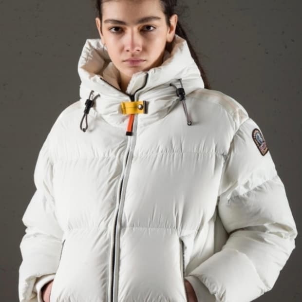 파라점퍼스 여성 화이트 헤비 패딩(S)