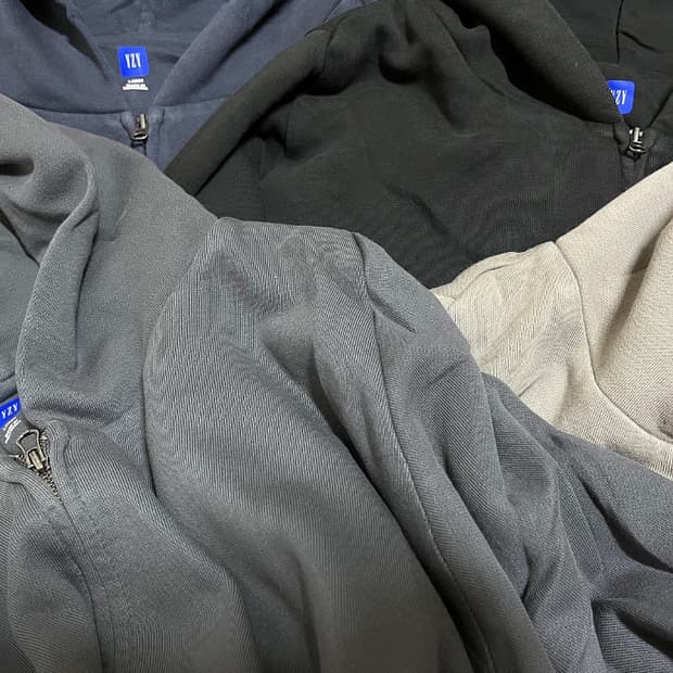 YZY hoodie zip up navy (XXL)