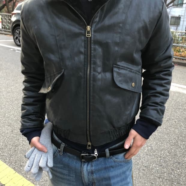 페이크 퍼 레더 자켓