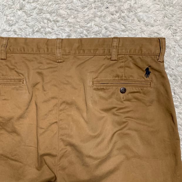 [37] 폴로 랄프로렌 와이드핏 투턱 치노팬츠 에단