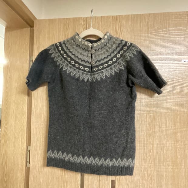 [vtg] 빈티지 니트 반팔 