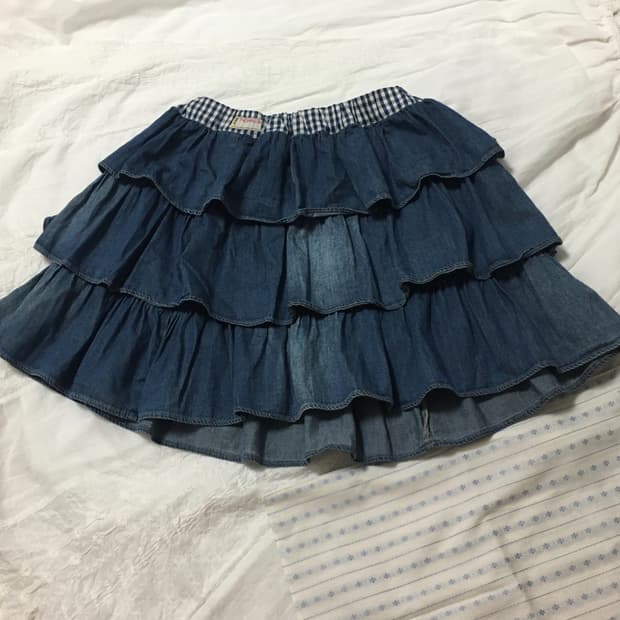 빈티지 캉캉 청치마