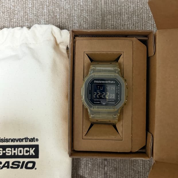 지샥 디스이즈네버댓 DW 5600 스켈레톤