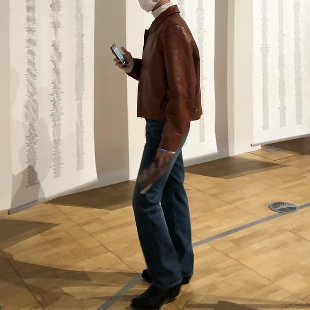 라벨아카이브 세미부츠컷 데님 팬츠