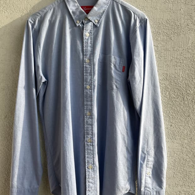 18ss 슈프림 옥스포드셔츠 M size