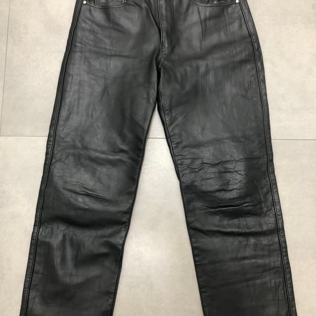 schott 쇼트 미국 usa 레더 팬츠 가죽 바지 32