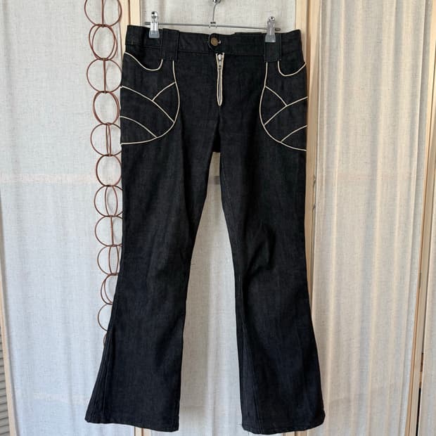 커스텀 부츠컷 데님