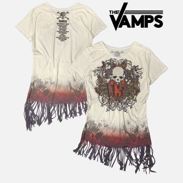 VAMPS 13th tour fringe t-shirt