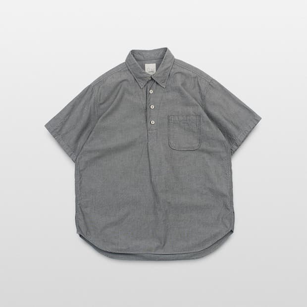 SUNNY CLOUDS Oxford Pullover Half Shirt 