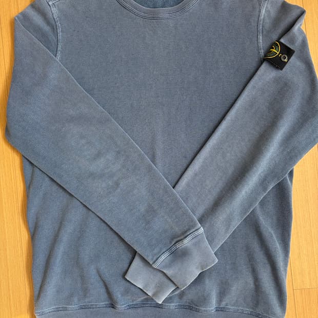 스톤아일랜드 스톤워싱 와펜 맨투맨