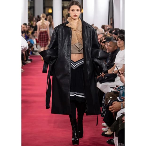 Y/Project Varsity Cable Knit Skirt 19ss