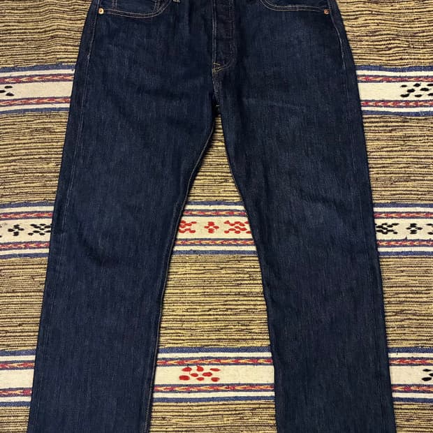 (32)Levis 리바이스 501 진청 데님 청바지 스트레이트핏