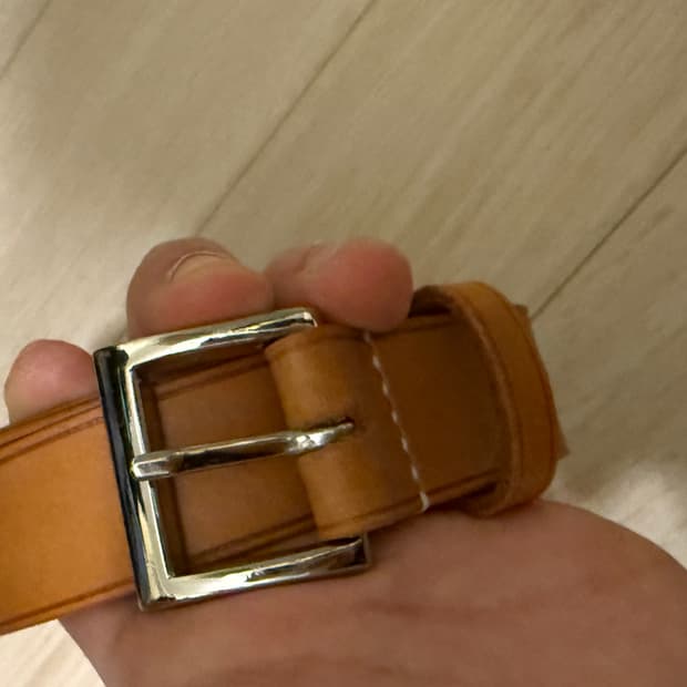 레더키메라 베지터블 생지벨트 새상품