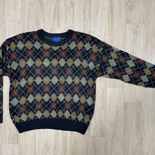 100) 80's JC페니 타운크래프트 이가일 스웨터(RRL&LVC&폴로