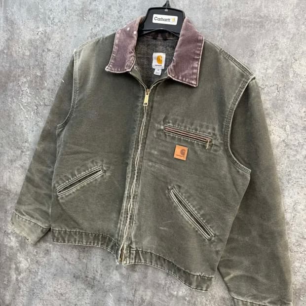 칼하트 j97 디트로이트 모스그린 m