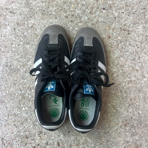 아디다스 심바 비건 블랙 화이트