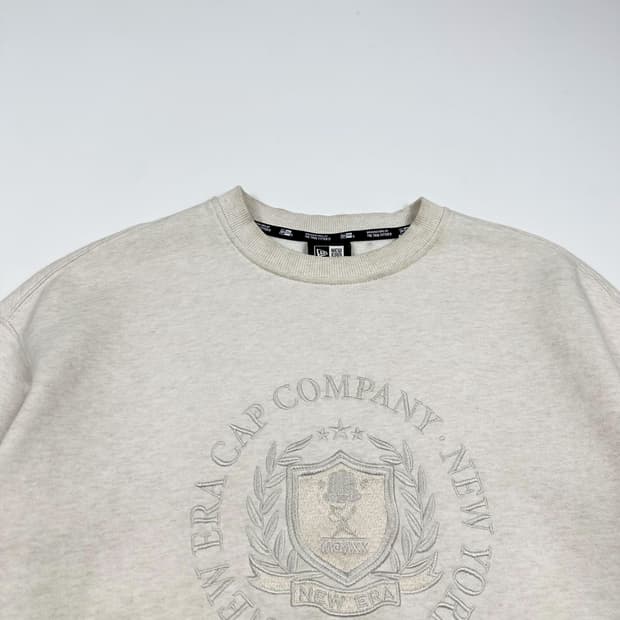 뉴에라 1920 아이보리 크루넥 맨투맨 (S)